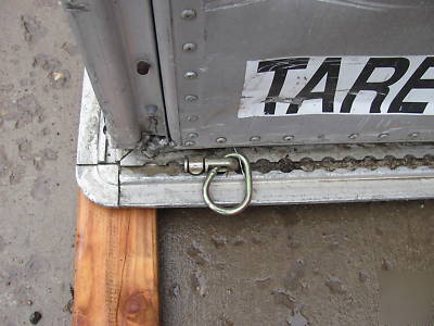 Aluminum cargo storage bin container 10' x 8' x 10'