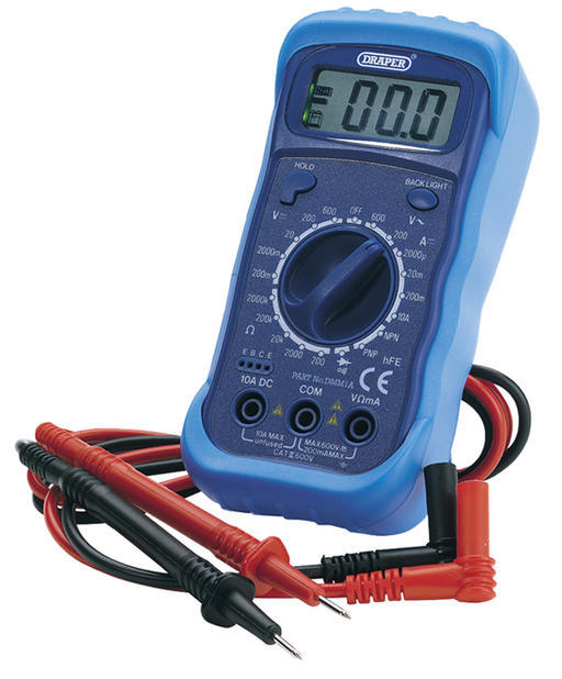 Draper 60792 - digital multimeter with back light