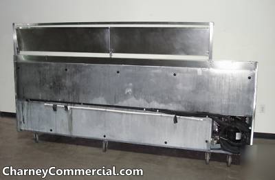 Randell 12' prep work table raised rail refrigeration