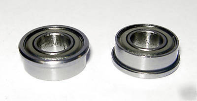 (10)SFR188-zz stainless flanged R188 bearings,1/4 x 1/2