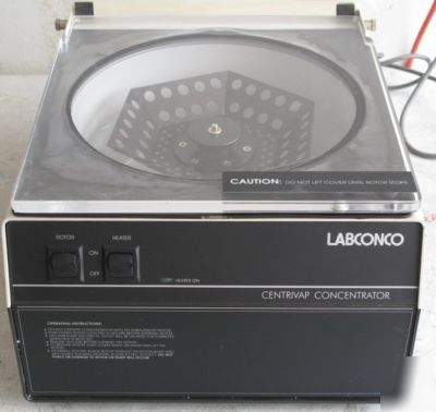 Labconco centrivap benchtop centrifugal concentrator 