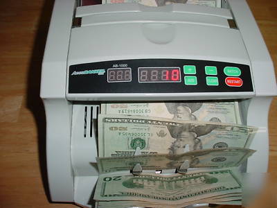 Accubanker ab-1000 digital bill counter works well
