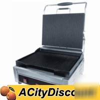 Cecilware single panini flat grill w/ adjustable height