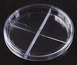 Parter medical petri dishes, segmented, sterile 3519