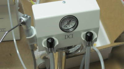 Veterinarian dental equipment 2 handpiece mobile cart
