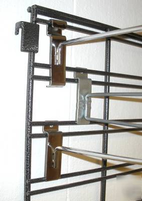 1 pc metal wire slat wall grid wall retail rack 2'X2'
