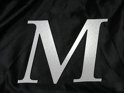 15 inch tall metal sign letters. 18 ga steel. 