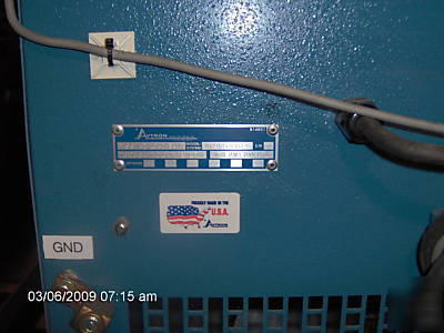 Avtron resistive load bank m#K691 228AMPS @ 54VDC w/plc