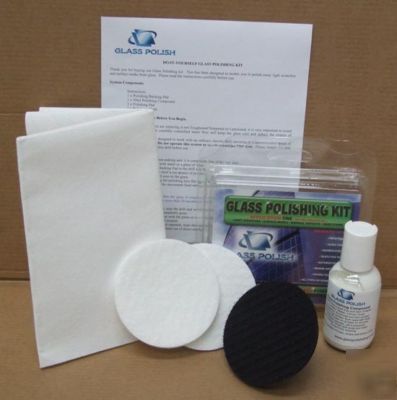 New diy glass polishing/repair kit light scratches 75MM