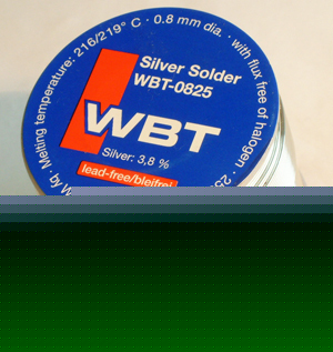 Wbt lead free silver solder (3.8%) - 10 feet