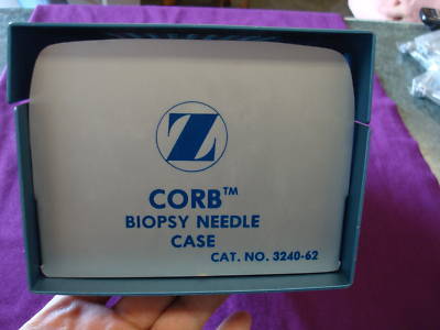 Zimmer corbâ„¢ biopsy needle case 3240-62