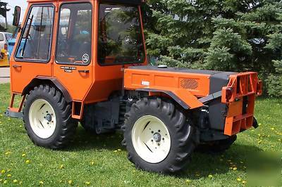  holder C500 4X4 tractor w/ snowblower - turbo diesel