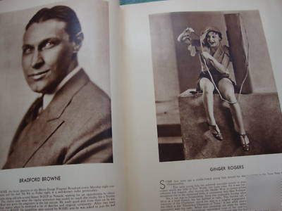 1930's radio stars of today photos national tubes book