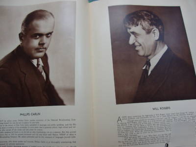 1930's radio stars of today photos national tubes book