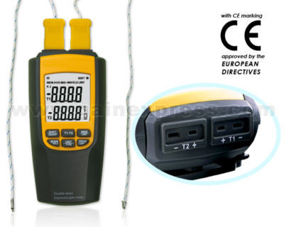 2-in-1 digital thermocouple with k/j type sensors