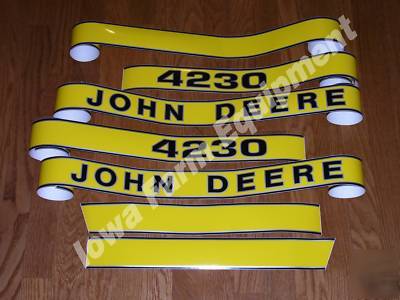 John deere decals set 4230 quad range transmissions