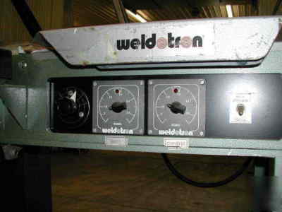 Weldotron l-bar sealer model 6401 heat shrink plastic
