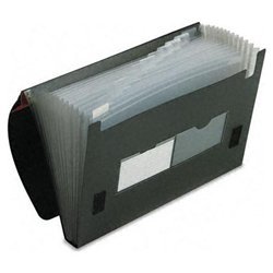 New poly expanding file/velcro&reg closure, 13 pocke...