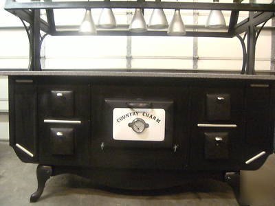 Country charm hot buffet table w/ thermostat control
