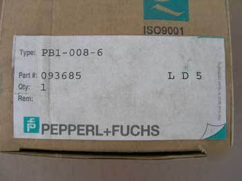 New pepperl+fuchs PB1-008-6 capacitive palm button