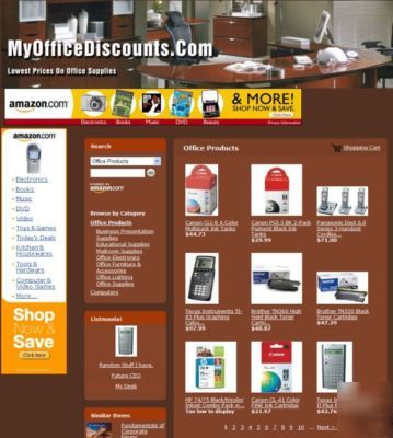 Established office supplies website business for sale