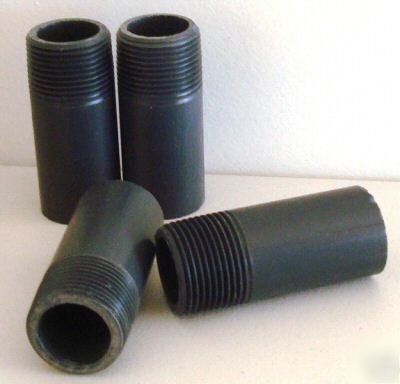  edmund gray x.h. pvc 1X3 pipe nipples 25 count