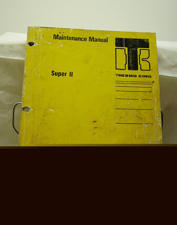 Thermo king super ii di 2.2 engine maintenance manual