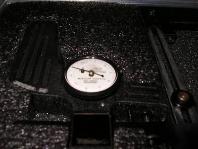 1900 series mueller gage .187-6.75 .0001 w/padded case