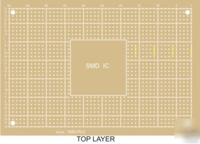 2 special plcc circuit board 1650 pad per HOLE137X94MM