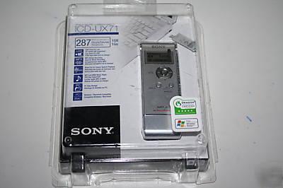 New sony icd-UX71 voice recorder brand sealed