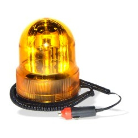 Revolving amber caution light for vehicles - 