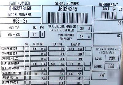 Taylor H63-27 malt milkshake machine shake freezer