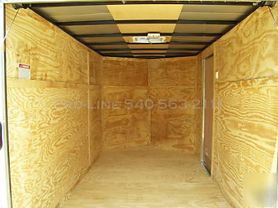 2010 6 x 12-vnose enclosed trailer