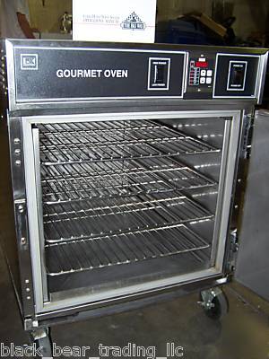 Bki heated curved glass display w/cook & hold oven