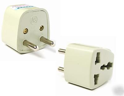 Eu european travel power adapter adaptor converter plug