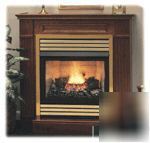 Monessen DFX24 corner cabinet gas vent free fireplace