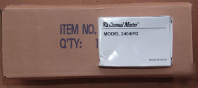 Channel master 4 way power divider 2404IFD