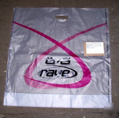 New plastic bags clothing store shopping skid closeout 