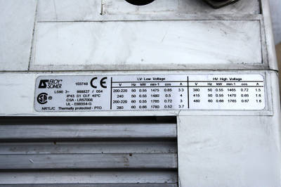 Varian dual stage rotary vane vacuum pump sd-451