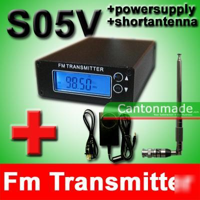 0.5W fm transmitter pll 87-108MHZ radio broadcast kit