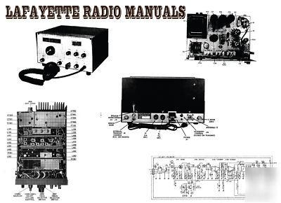 Lafayette radio manuals cd - 18 models 250+ pgs easy