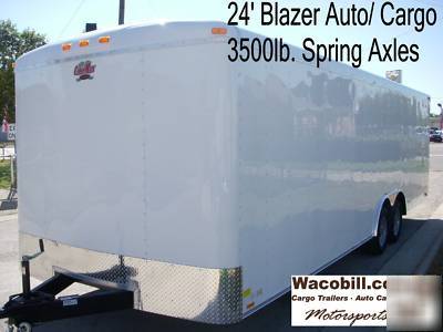 24 ft. enclosed rear ramp trailer waco bill dallas area
