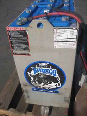 Exide loadhog 36 volt battery , 16