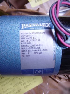 Parvalux dc gear drive motor im-1MLB-051, 6105014453081
