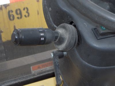 Lowrey 16000 lb forklift diesel,yr 2004,fork positioner