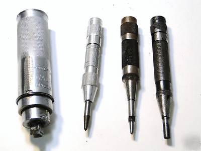 4 pc hamerench & spring loaded punch & marking tool lot