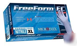 Microflex freeform ec latex free nitrile gloves 500 med
