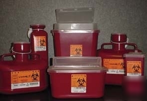 Vwr sharps container systems 8703TYV stackable sharps