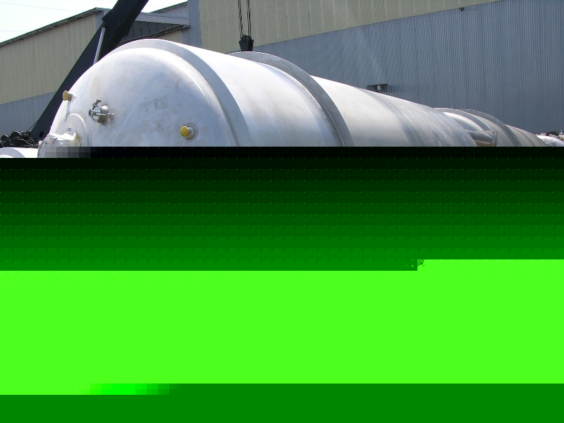11000 liter feldmeier reactor, 316L s/s, 50/100...