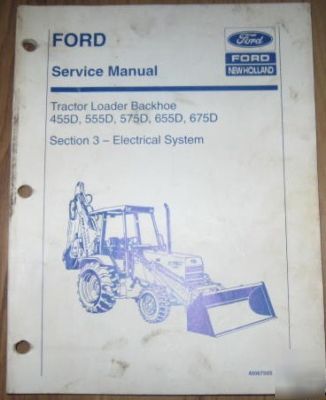 Ford 455D - 675D tractor loader sec 2 service manual 